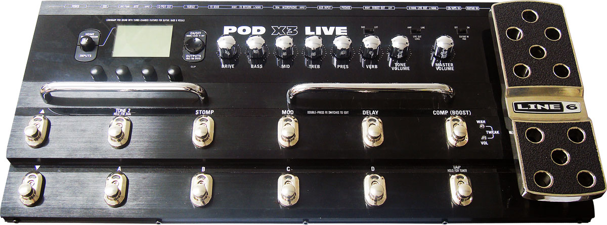 Pedaleira Pod X3 Live Line6 - AudioFex